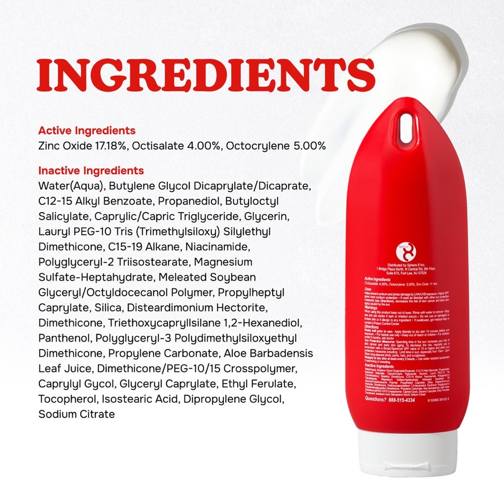 Lifeguard SPF 50 Sunscreen Lotion Waterproof Broad Spectrum 8 Oz No White Cast - Picture 6 of 6